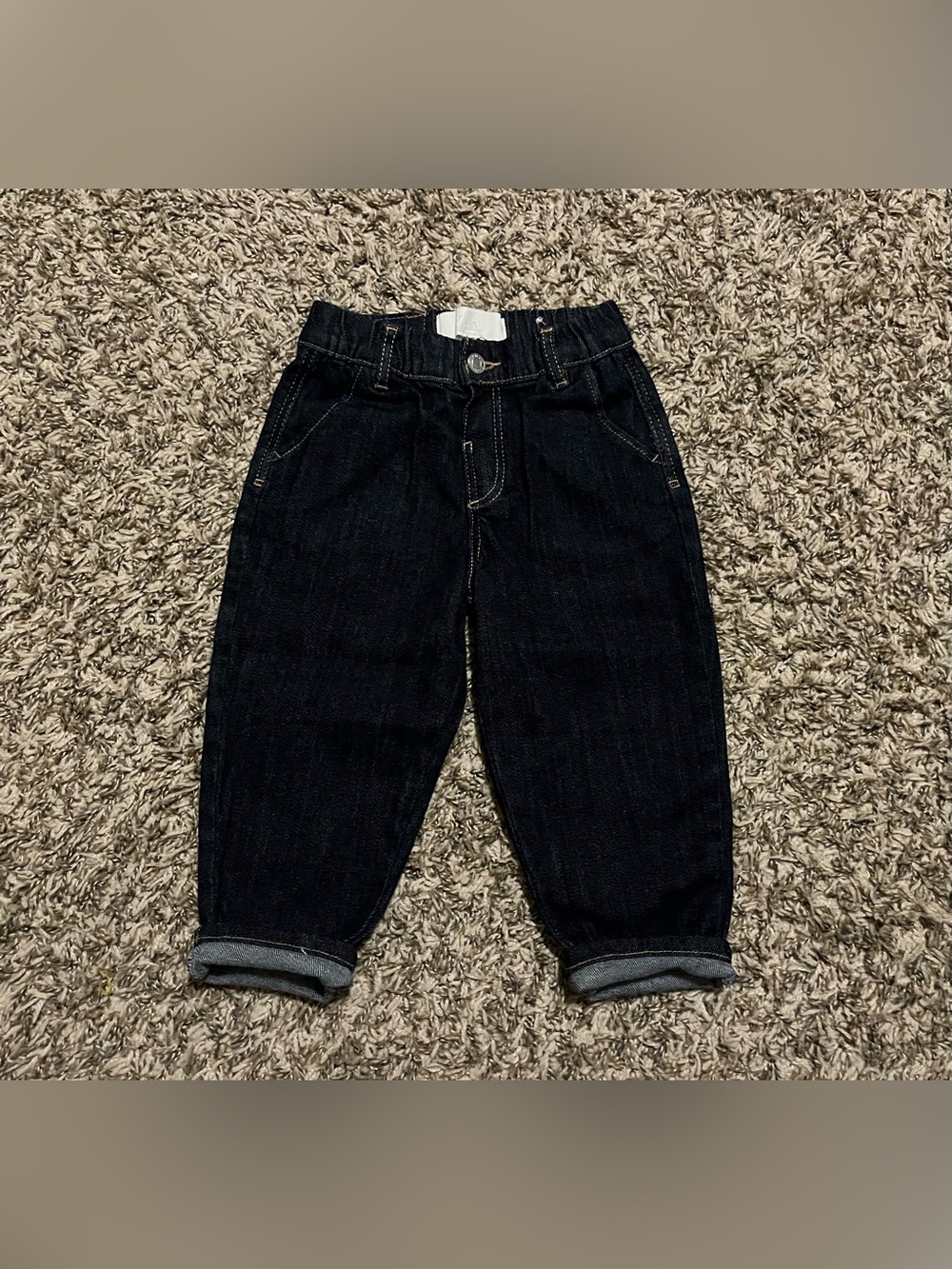 Zara Dark Wash Relaxed Fit Jeans Toddler Boy 1 1/2 years